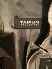 Vorschaubild 5 von Blazer Damen Grau Gr. 38 Wolle Elegant Strass Pailletten Festlich