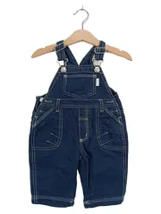 Vorschaubild 1 von Twinnies Baby Latzhose Jeans Dunkelblau Gr. 80 Baumwolle