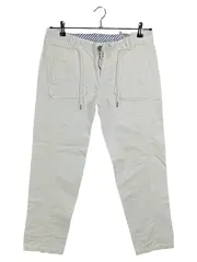 Vorschaubild 1 von Polo Team Damen Cargohose Weiß Gr. 40 Baumwolle