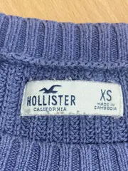 Vorschaubild 4 von Damen Pullover Cropped Strickpullover Gestreift Gr. 34 XS Baumwolle