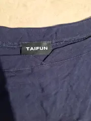 Vorschaubild 2 von TAIFUN Damen Pullover 3/4-Arm Blau Gr. L 42 Casual Viskose Alltag
