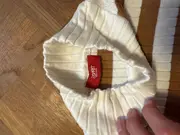 Vorschaubild 3 von Damen Pullover Rollkragen Rippstrick Gestreift Braun Gr. 38/M Viskose