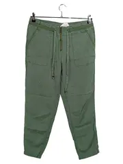 Vorschaubild 1 von Cargohose Damen Gr. 38 Oliv Lyocell Jogger Casual