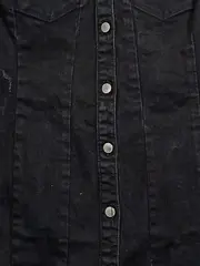 Vorschaubild 5 von Trafaluc Jeanskleid Damen Gr. M Schwarz Hemdkleid Denim