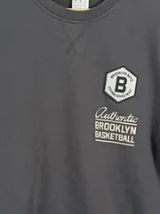 Vorschaubild 2 von Basketball Brooklyn Nets Sweatshirt Herren Gr. S Grau NBA