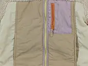 Vorschaubild 4 von Kinder Fleecejacke Kapuze Gr. 98 Beige Teddy Outdoor