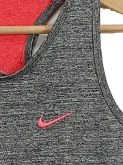 Vorschaubild 3 von Techfit Damen Tanktop Sportshirt Top Gr. XL Grau Pink Fitness Laufshirt