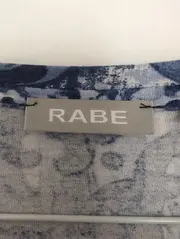Vorschaubild 5 von Damen Shirt 3/4-Arm Gr. 46 Blau Abstrakt Muster Viskose