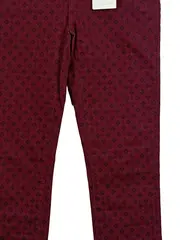 Vorschaubild 3 von Damen Skinny Jeans W27/L32 Bordeaux Rot Gepunktet