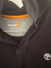 Vorschaubild 2 von Herren Poloshirt Schwarz Gr. L Bio-Baumwolle Regular Fit