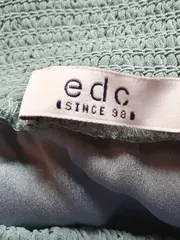 Vorschaubild 4 von edc Damen Sommerkleid Maxikleid Freizeit Raffungen Türkis Gr. 38 M