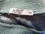 Vorschaubild 2 von edc Damen Sommerkleid Maxikleid Freizeit Raffungen Türkis Gr. 38 M