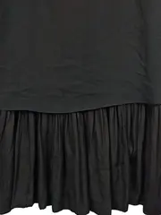 Vorschaubild 4 von Jeanskleid Damen Elegant Minikleid Raffungen Schwarz Gr. 38 M