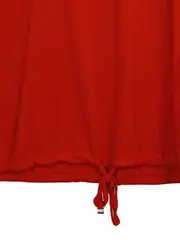 Vorschaubild 3 von Damen Langarmshirt Gr. 38 M Rot Viskose Stretch Freizeit Schleife