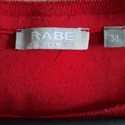 Vorschaubild 4 von Damen Langarmshirt Gr. 38 M Rot Viskose Stretch Freizeit Schleife