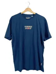 Vorschaubild 1 von Herren T-Shirt Gr. XL/42 Blau Logo 1987 Baumwolle