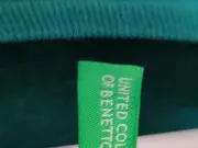 Vorschaubild 4 von Benetton Langarmshirt Damen Baumwolle Freizeit Grün Gr. 38 M