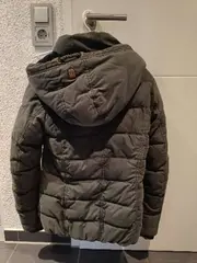 Vorschaubild 2 von Damen Steppjacke Winterjacke Gr. M Oliv Kapuze gefüttert