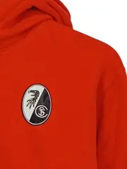 Vorschaubild 2 von SC Freiburg Hoodie Herren Gr. S Rot Kapuzenpullover Fußball