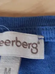 Vorschaubild 5 von Damen Tanktop Blau Gr. M Basic Baumwolle Ärmellos