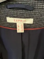 Vorschaubild 4 von Blazer Damen Sakko Kariert Business Grau Gr. 44 Polyester