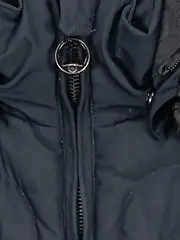 Vorschaubild 4 von Damen Steppjacke Wintermantel Kapuze Fellkragen Gr. M Schwarz