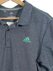 Vorschaubild 4 von Herren Poloshirt Gr. M Grau Golf Sport Shirt Kurzarm Polyester Meliert