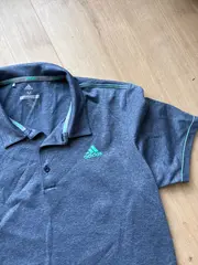 Vorschaubild 6 von Herren Poloshirt Gr. M Grau Golf Sport Shirt Kurzarm Polyester Meliert