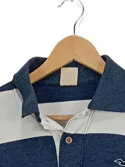 Vorschaubild 3 von Herren Poloshirt Gr. L gestreift blau weiß Kurzarm