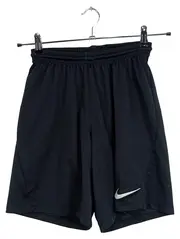 Vorschaubild 1 von Sport Shorts Kinder Logo Print Schwarz Gr. S Polyester