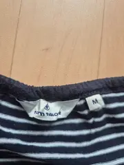 Vorschaubild 3 von Damen T-Shirt Gr. M Gestreift Blau Weiß Maritim Bindedetail