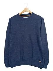 Vorschaubild 1 von EDC Pullover Herren Gr. 38/M Blau Casual Baumwolle Langarm