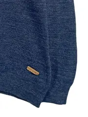 Vorschaubild 3 von EDC Pullover Herren Gr. 38/M Blau Casual Baumwolle Langarm