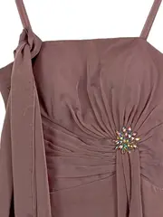 Vorschaubild 2 von Abendkleid Rosa Gr. 36 Elegant Strass Midikleid Festlich