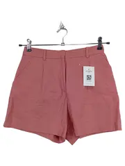 Vorschaubild 1 von Damen Shorts Rosa Leinen Viskose High-Waist Gr. XS