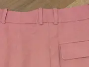 Vorschaubild 4 von Damen Shorts Rosa Leinen Viskose High-Waist Gr. XS