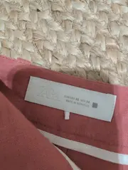 Vorschaubild 5 von Damen Shorts Rosa Leinen Viskose High-Waist Gr. XS
