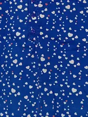 Vorschaubild 3 von Trägerkleid Gr. 92 Mädchen Baumwolle Gepunktet Blau Sommerkleid