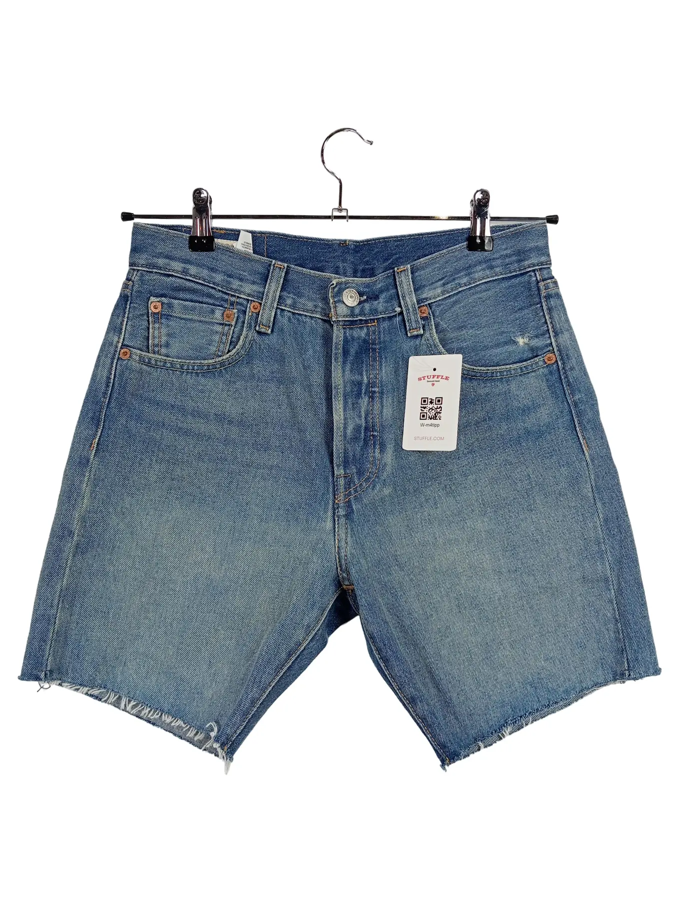 LEVI'S 501 '93 Jeans Shorts Damen W29 Blau Denim Kurze Hose Casual