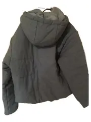 Vorschaubild 2 von Damen Steppjacke Kapuze Gr. S grau meliert