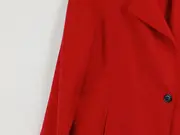 Vorschaubild 3 von Damen Übergangsmantel Gr. 38 Rot Wolle Klassisch Elegant