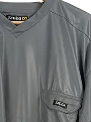 Vorschaubild 5 von Herren Langarmshirt Polyester Grau Gr. XL Sportlich Freizeit