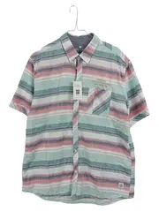 Vorschaubild 1 von Herren Kurzarm Hemd Gr. XL gestreift California Baumwolle