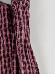 Vorschaubild 3 von Herren Freizeithemd Kariert Rosa Braun Gr. M Regular Fit