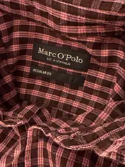 Vorschaubild 5 von Herren Freizeithemd Kariert Rosa Braun Gr. M Regular Fit