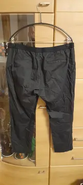 Vorschaubild 2 von Damen Stoffhose Business Gepunktet Stretch Baumwolle Schwarz XL