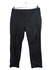 Vorschaubild 1 von Damen Stoffhose Business Gepunktet Stretch Baumwolle Schwarz XL