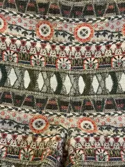 Vorschaubild 3 von High Waist Shorts Damen Ethno Boho Baumwolle Freizeit Gr. M 36