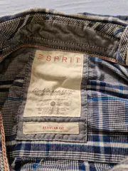 Vorschaubild 5 von Herren Freizeithemd Kariert Blau Gr. S Regular Fit Baumwolle