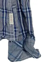 Vorschaubild 3 von Herren Freizeithemd Kariert Blau Gr. S Regular Fit Baumwolle